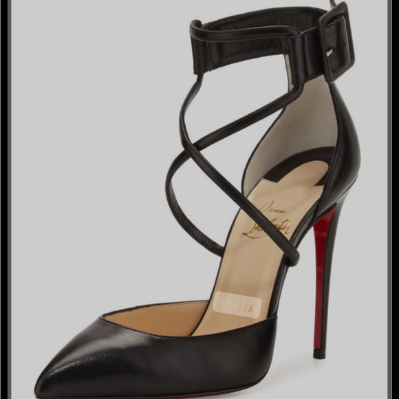Christian Louboutin Shiny Nappa Suzanna 100 pumps - Picture 2 of 7